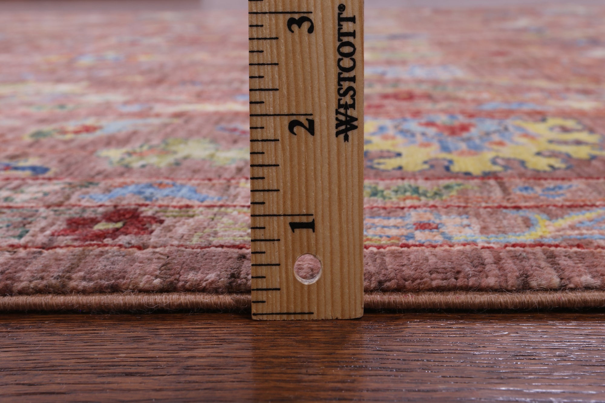 Brown Peshawar Hand Knotted Wool Rug - 6' 9" X 10' 1" - Golden Nile