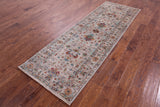 Peshawar Hand Knotted Wool Runner Rug - 2' 10" X 8' 8" - Golden Nile