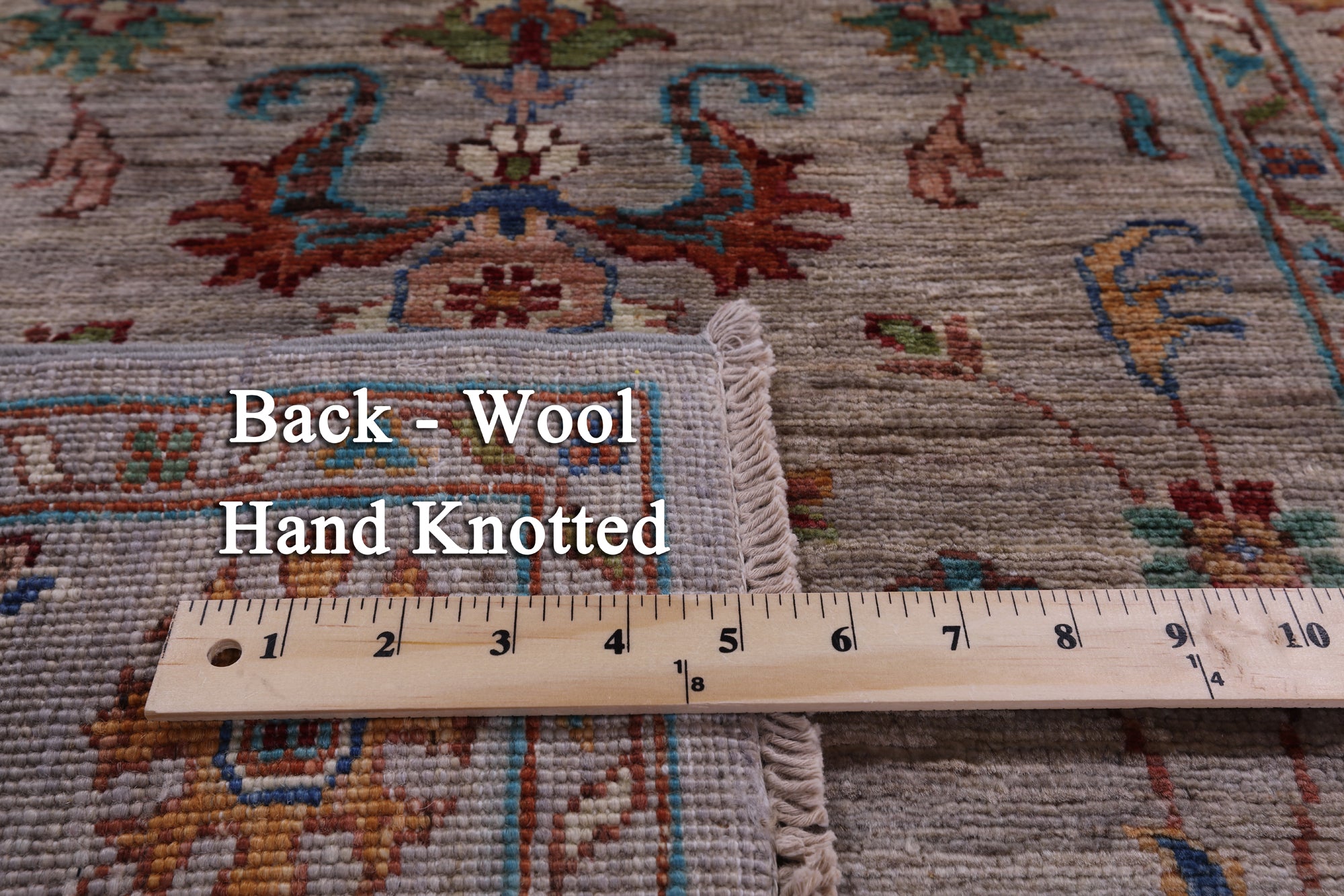 Peshawar Hand Knotted Wool Runner Rug - 2' 10" X 8' 8" - Golden Nile