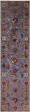 Grey Peshawar Hand Knotted Wool Runner Rug - 2' 8" X 9' 8" - Golden Nile