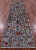 Peshawar Handmade Wool Runner Rug - 2' 8" X 9' 6" - Golden Nile
