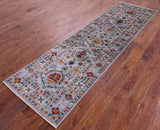 Peshawar Handmade Wool Runner Rug - 2' 8" X 9' 6" - Golden Nile