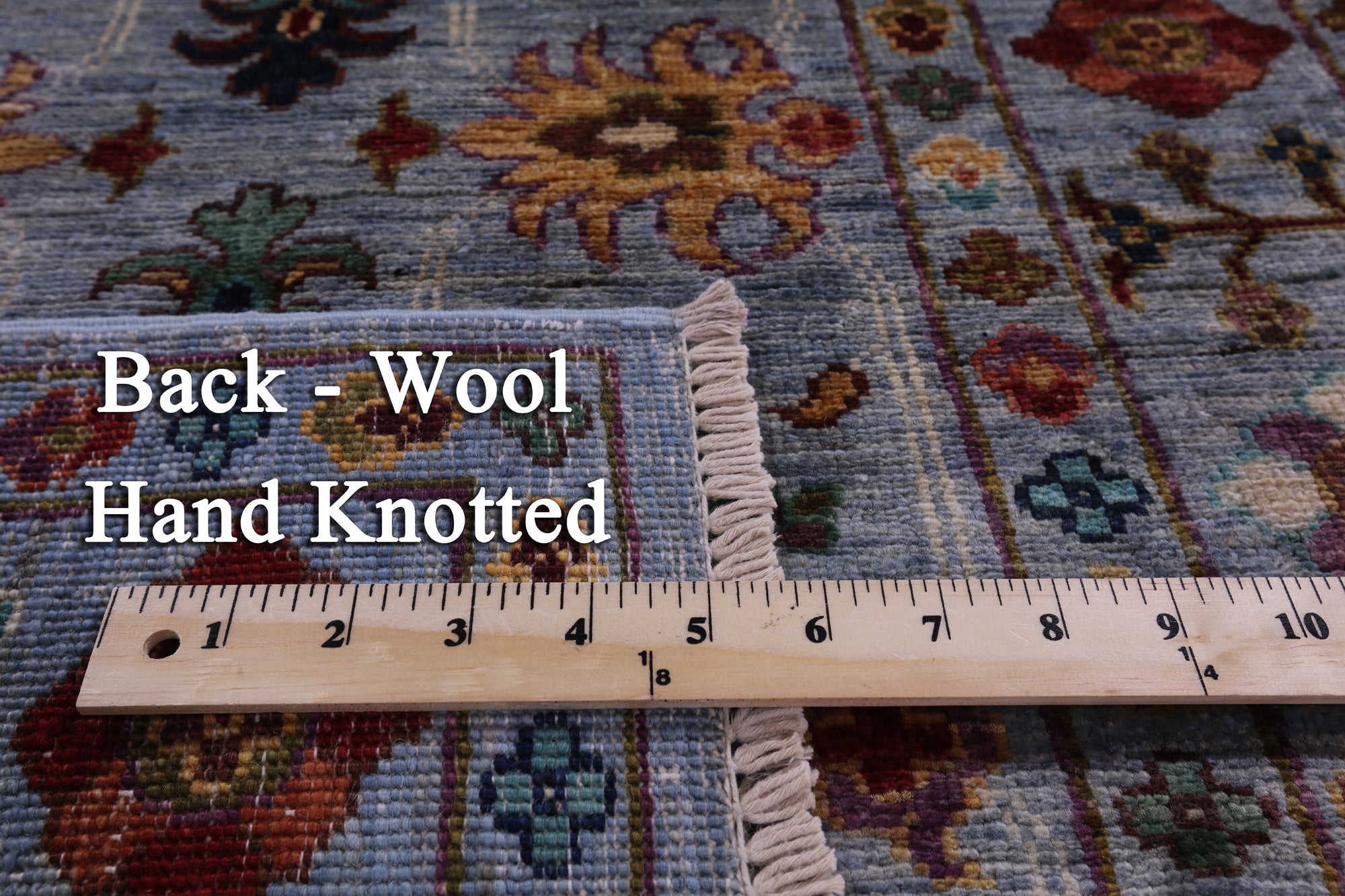 Peshawar Handmade Wool Runner Rug - 2' 8" X 9' 6" - Golden Nile