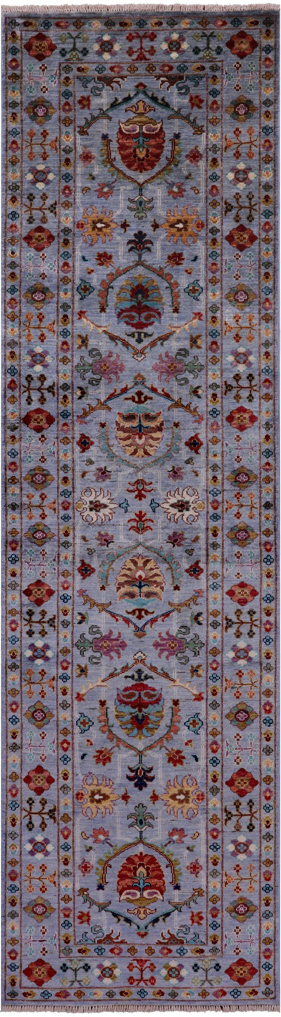 Peshawar Handmade Wool Runner Rug - 2' 8" X 9' 6" - Golden Nile