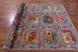 Turkmen Ersari Handmade Wool Rug - 6' 8" X 10' 0" - Golden Nile