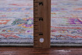 Grey Turkmen Ersari Hand Knotted Wool Rug - 6' 5" X 10' 1" - Golden Nile