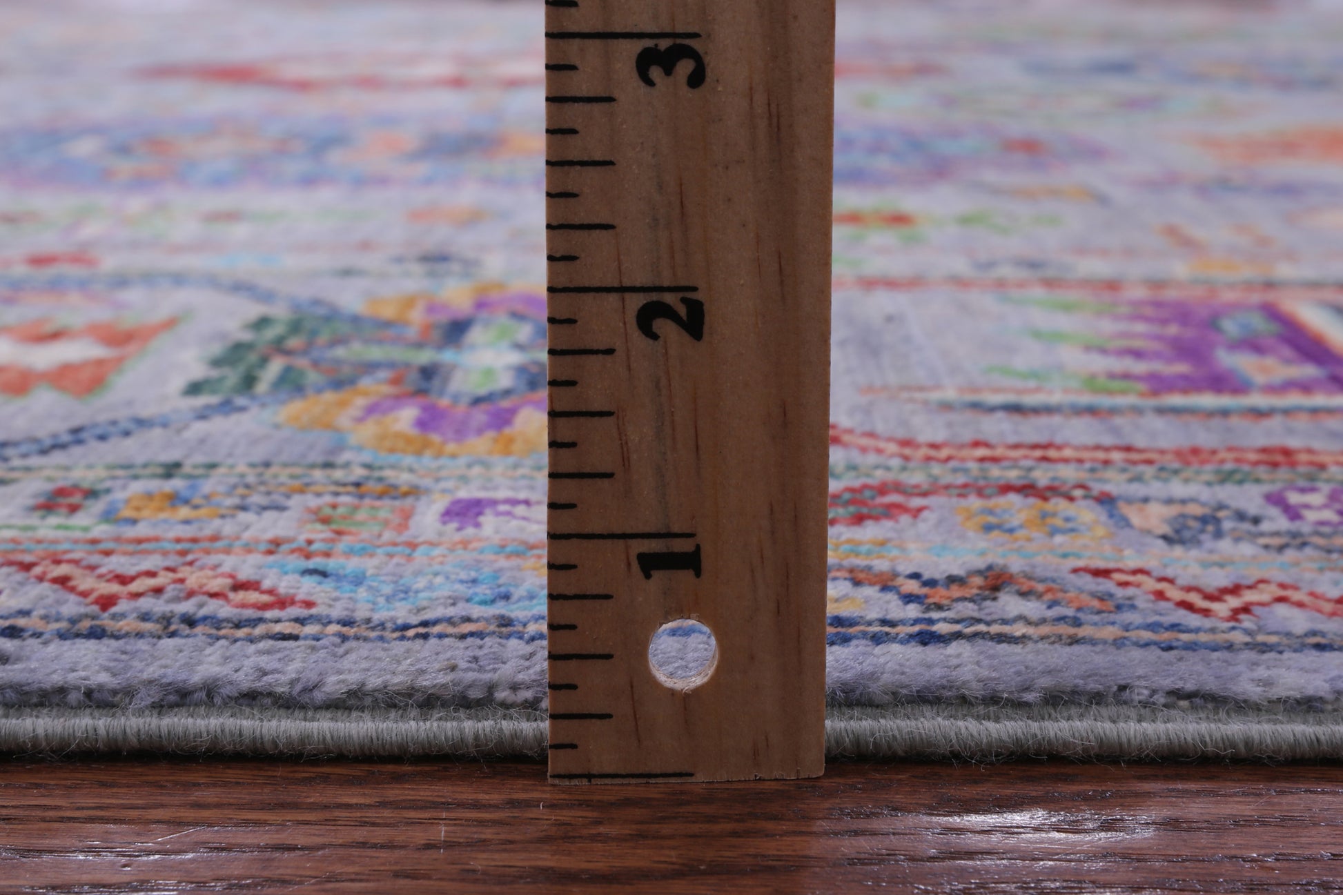 Grey Turkmen Ersari Hand Knotted Wool Rug - 6' 5" X 10' 1" - Golden Nile