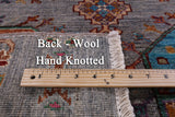 Turkmen Ersari Hand Knotted Wool Rug - 5' 1" X 6' 10" - Golden Nile