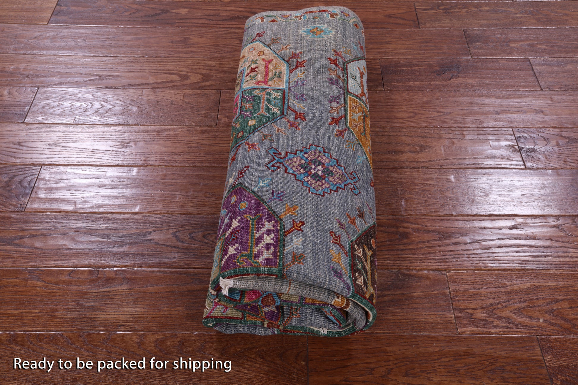 Turkmen Ersari Hand Knotted Wool Rug - 5' 1" X 6' 10" - Golden Nile