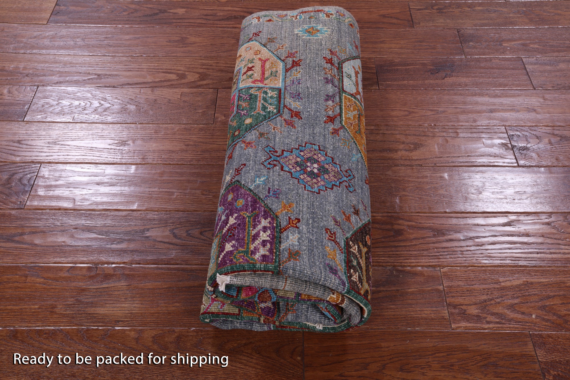 Turkmen Ersari Hand Knotted Wool Rug - 5' 1" X 6' 10" - Golden Nile