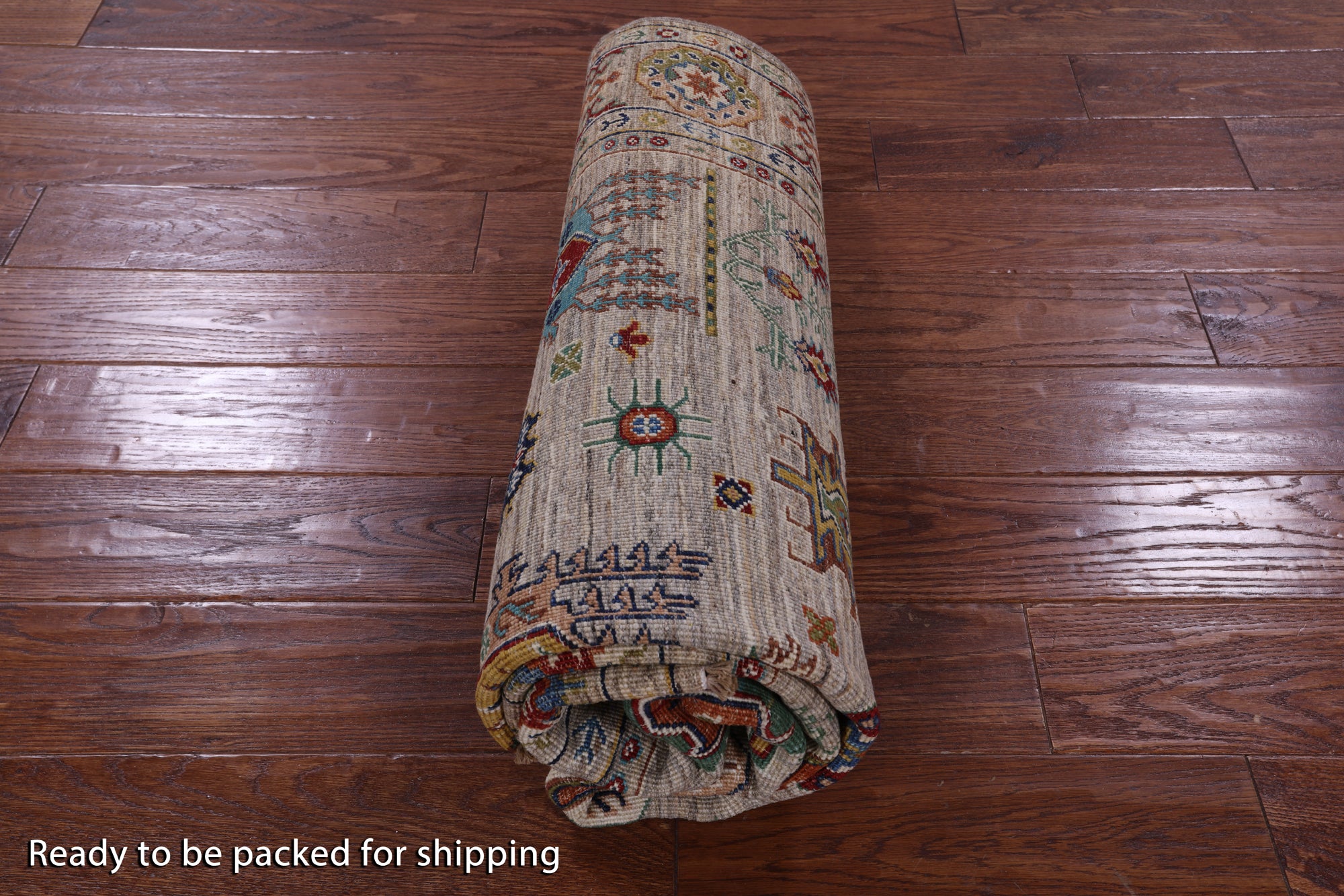 Turkmen Ersari Handmade Wool Rug - 4' 9" X 6' 4" - Golden Nile