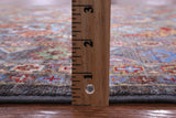 Grey Turkmen Ersari Hand Knotted Wool Rug - 5' 2" X 6' 7" - Golden Nile