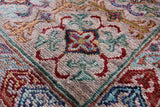 Turkmen Ersari Hand Knotted Wool Rug - 6' 8" X 9' 7" - Golden Nile