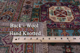 Turkmen Ersari Hand Knotted Wool Rug - 6' 8" X 9' 7" - Golden Nile