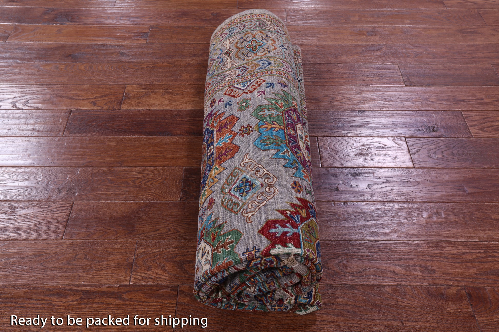 Turkmen Ersari Hand Knotted Wool Rug - 6' 8" X 9' 7" - Golden Nile