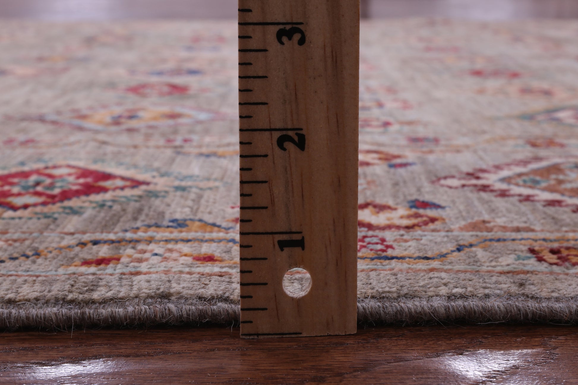 Tribal Persian Gabbeh Hand Knotted Wool Rug - 4' 10" X 6' 6" - Golden Nile