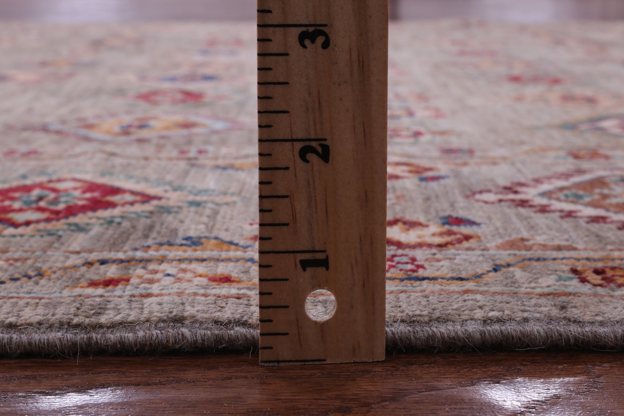 Tribal Persian Gabbeh Hand Knotted Wool Rug - 4' 10" X 6' 6" - Golden Nile