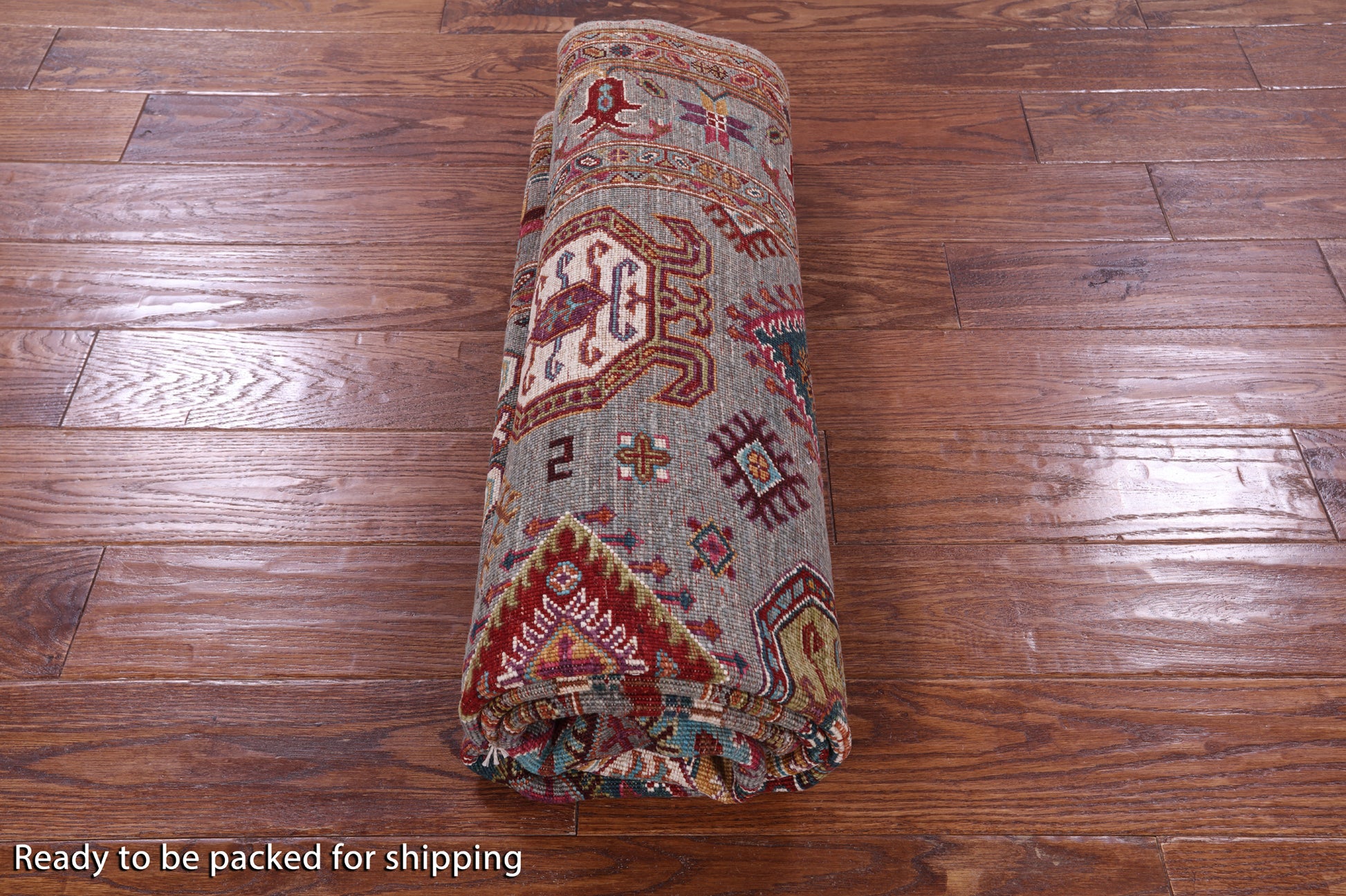 Turkmen Ersari Hand Knotted Wool Rug - 5' 0" X 6' 10" - Golden Nile