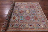 Turkmen Ersari Hand Knotted Wool Rug - 5' 0" X 6' 10" - Golden Nile