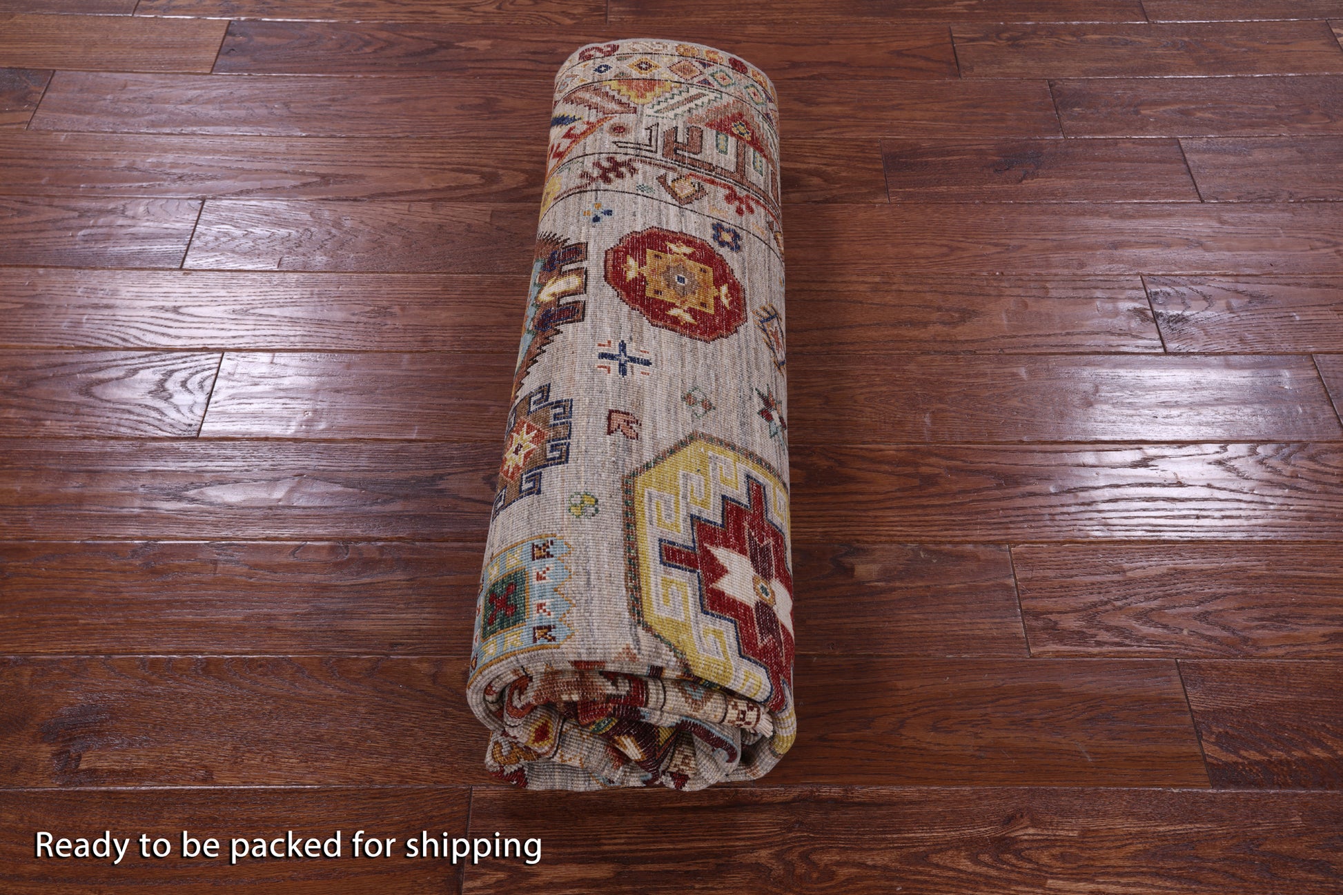 Turkmen Ersari Hand Knotted Wool Rug - 5' 8" X 8' 2" - Golden Nile