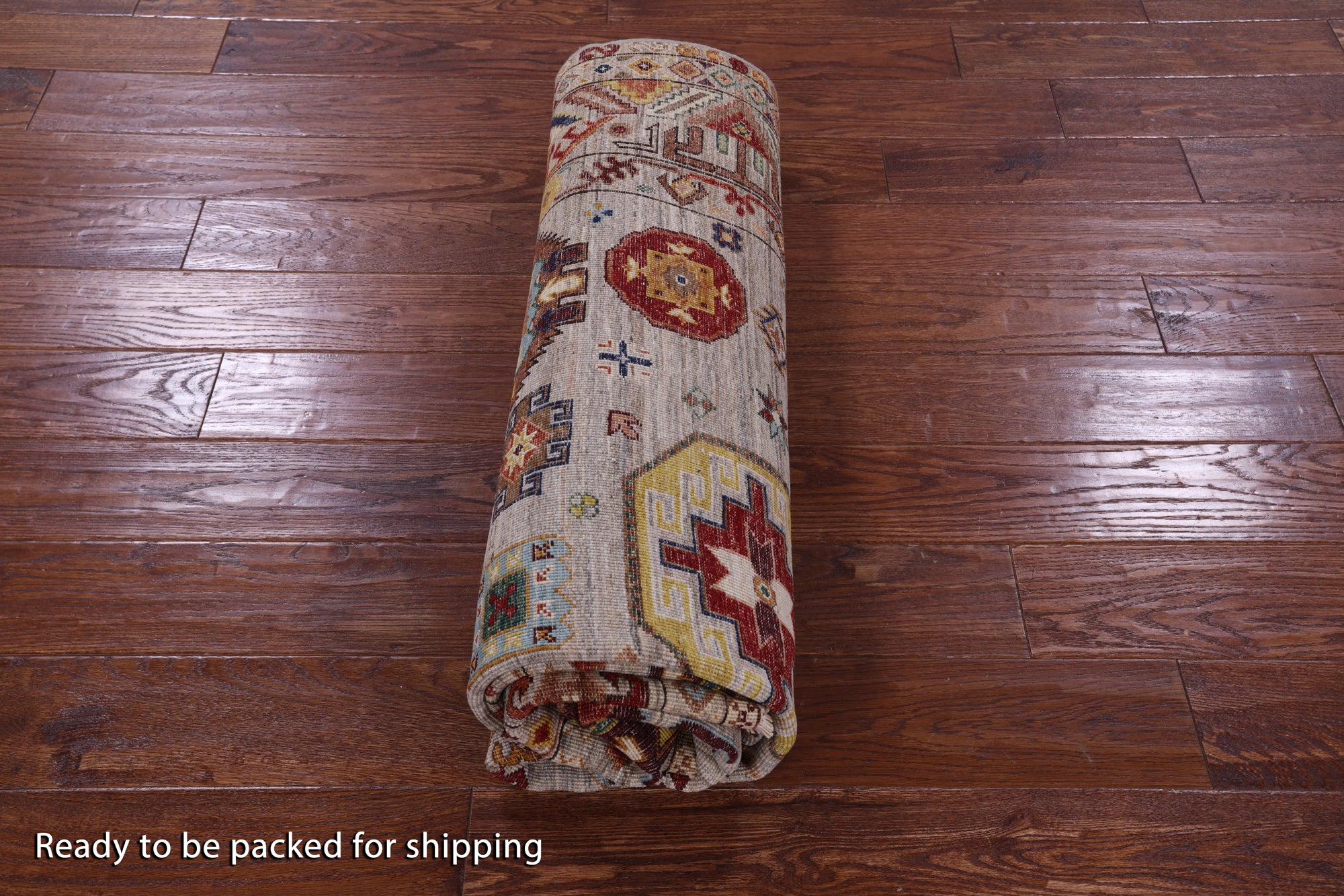 Turkmen Ersari Hand Knotted Wool Rug - 5' 8" X 8' 2" - Golden Nile