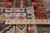 Turkmen Ersari Hand Knotted Wool Rug - 5' 8" X 8' 2" - Golden Nile