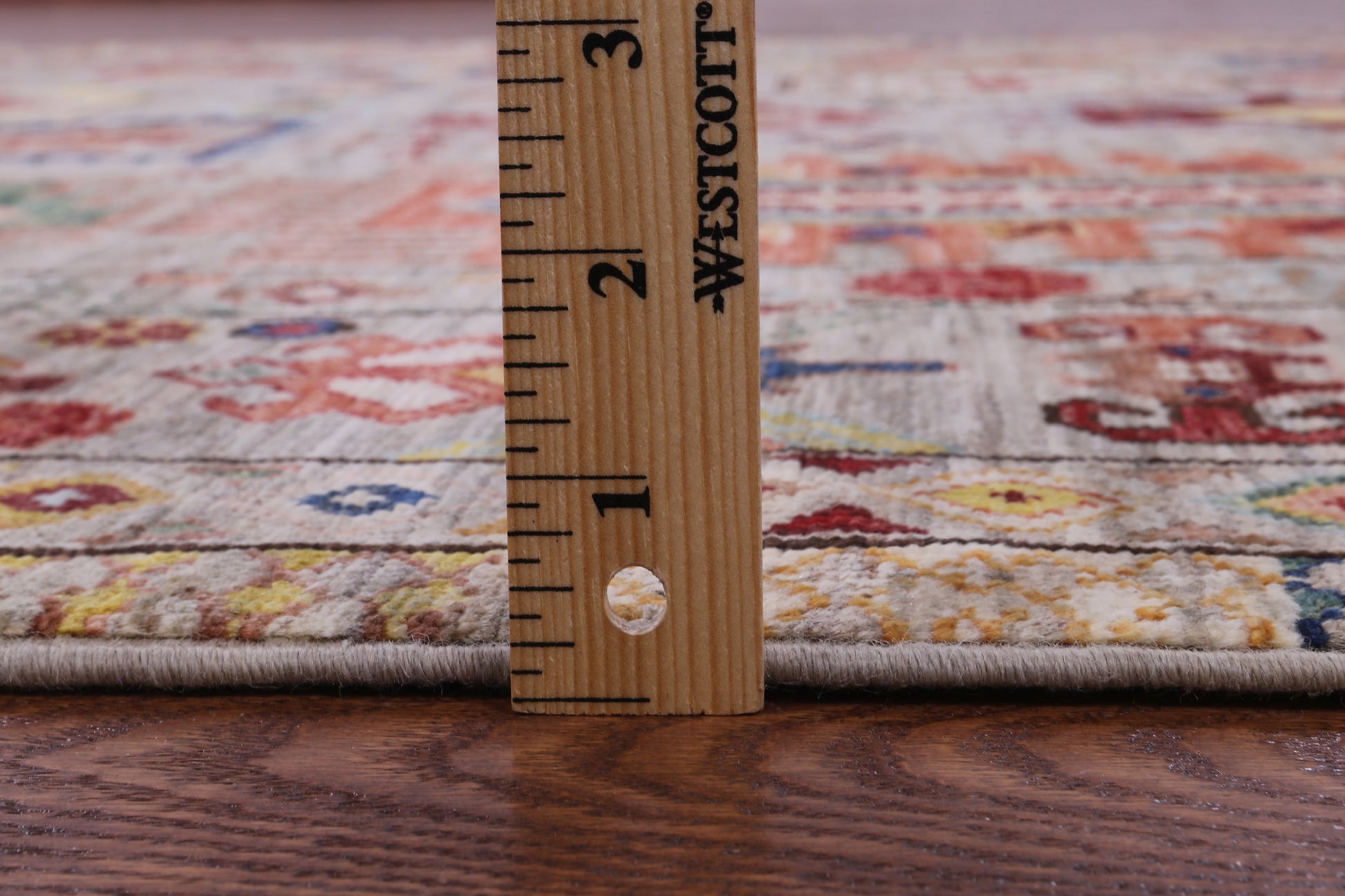 Turkmen Ersari Hand Knotted Wool Rug - 5' 8" X 8' 2" - Golden Nile