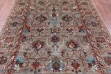 Peshawar Hand Knotted Wool Rug - 5' 9" X 8' 0" - Golden Nile