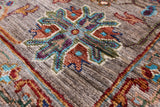 Peshawar Hand Knotted Wool Rug - 5' 9" X 8' 0" - Golden Nile