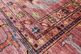 Pink Persian Hand Knotted Wool Rug - 5' 9" X 8' 5" - Golden Nile