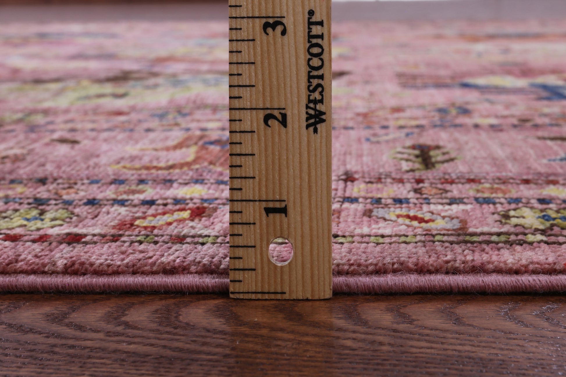 Pink Persian Hand Knotted Wool Rug - 5' 9" X 8' 5" - Golden Nile