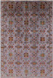 Peshawar Hand Knotted Wool Rug - 5' 7" X 7' 11" - Golden Nile
