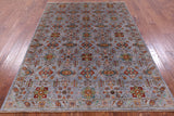 Peshawar Hand Knotted Wool Rug - 5' 7" X 7' 11" - Golden Nile
