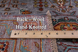 Peshawar Hand Knotted Wool Rug - 5' 7" X 7' 11" - Golden Nile
