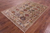 Turkmen Ersari Hand Knotted Wool Rug - 5' 8" X 7' 7" - Golden Nile