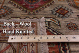 Turkmen Ersari Hand Knotted Wool Rug - 5' 8" X 7' 7" - Golden Nile