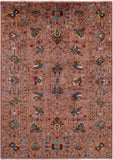 Peshawar Handmade Wool Rug - 5' 8" X 7' 11" - Golden Nile