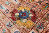 Peshawar Handmade Wool Rug - 5' 8" X 7' 11" - Golden Nile