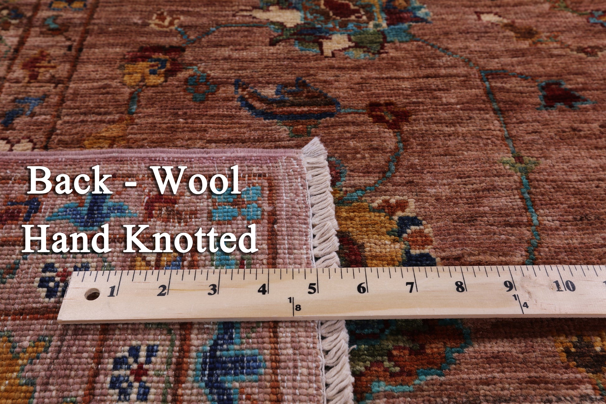 Peshawar Handmade Wool Rug - 5' 8" X 7' 11" - Golden Nile