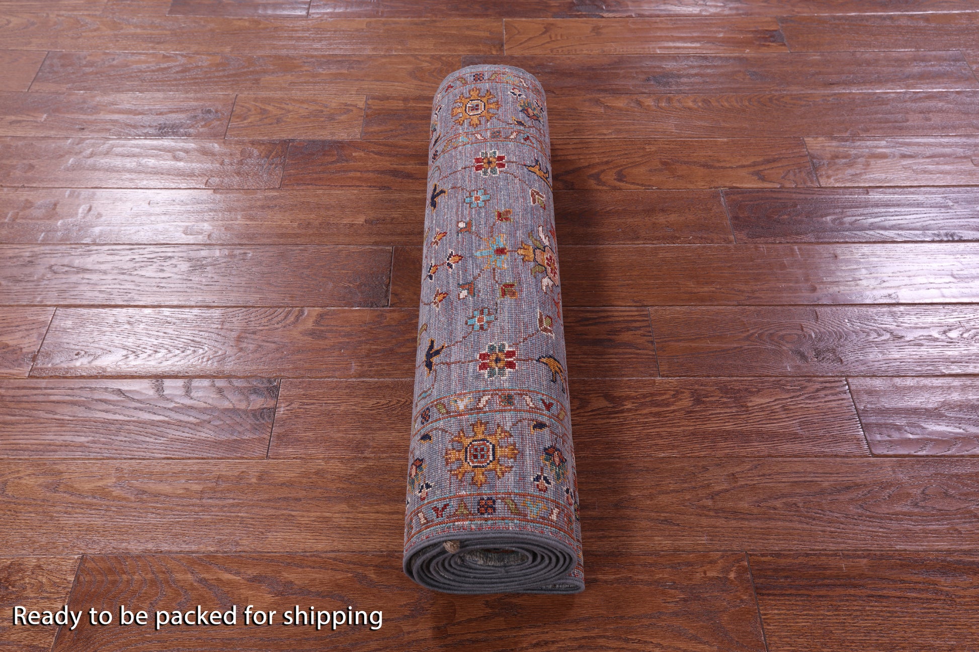 Grey Peshawar Hand Knotted Wool Runner Rug - 2' 8" X 9' 11" - Golden Nile