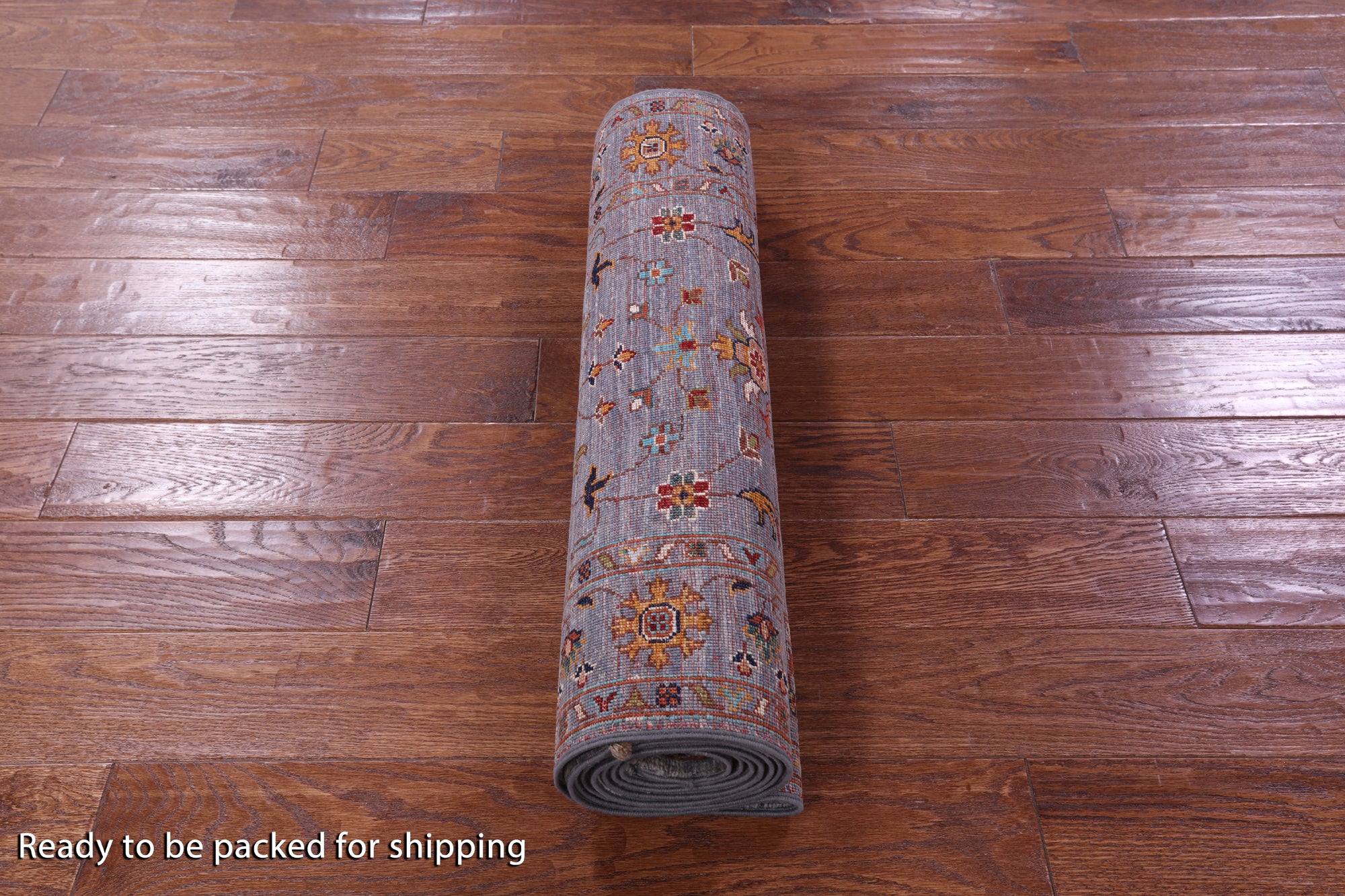 Grey Peshawar Hand Knotted Wool Runner Rug - 2' 8" X 9' 11" - Golden Nile