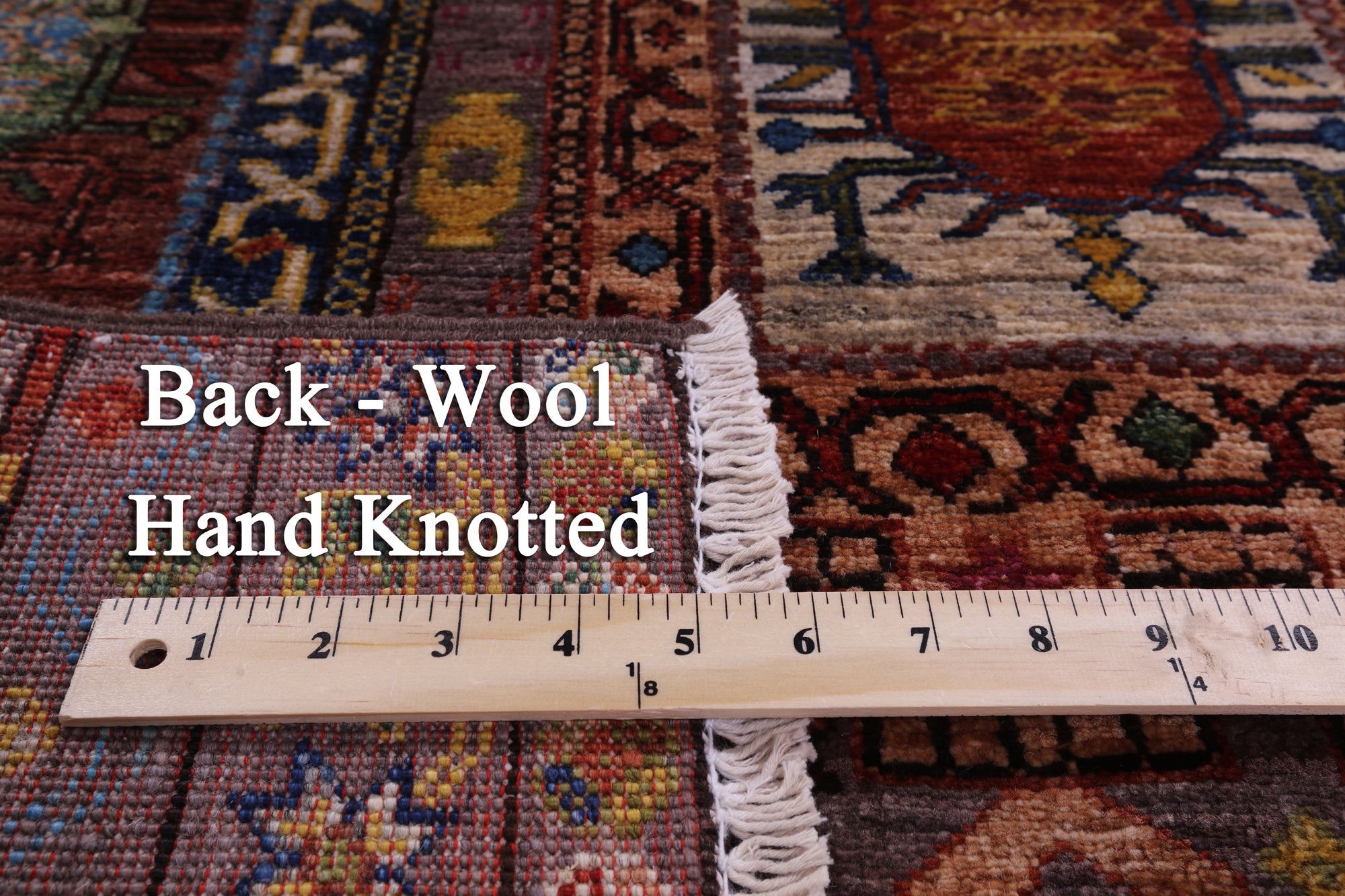 Tribal Persian Hand Knotted Wool Runner Rug - 2' 8" X 10' 3" - Golden Nile