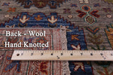 Turkmen Ersari Hand Knotted Wool Rug - 5' 7" X 8' 2" - Golden Nile