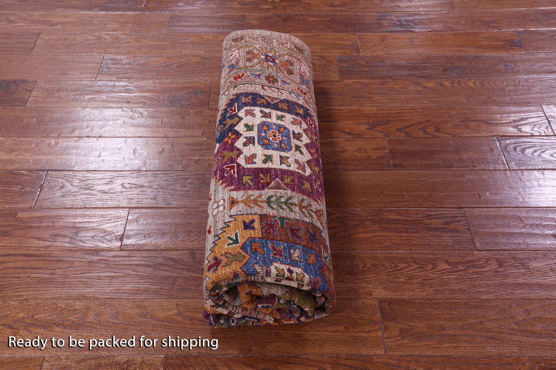Turkmen Ersari Hand Knotted Wool Rug - 5' 7" X 8' 2" - Golden Nile