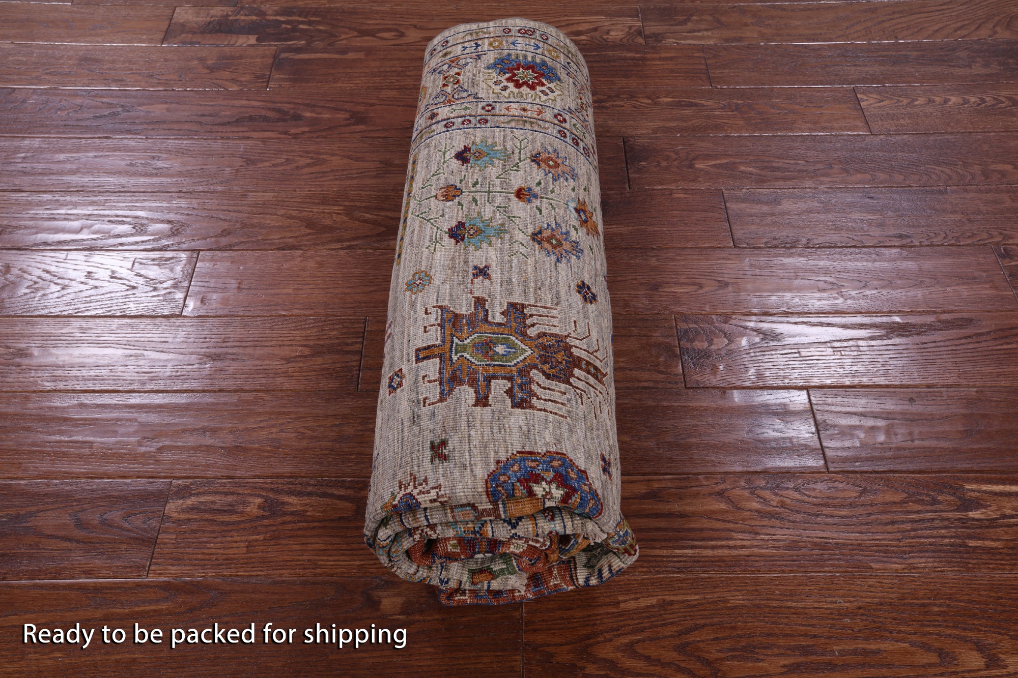 Turkmen Ersari Hand Knotted Wool Rug - 5' 7" X 7' 11" - Golden Nile