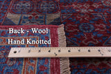 Geometric Persian Mamluk Hand Knotted Wool Rug - 5' 7" X 7' 10" - Golden Nile