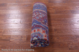 Red Geometric Persian Mamluk Hand Knotted Wool Rug - 5' 8" X 8' 1" - Golden Nile