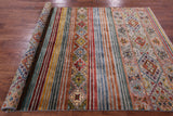 Khorjin Persian Gabbeh Hand Knotted Wool Rug - 5' 7" X 7' 5" - Golden Nile