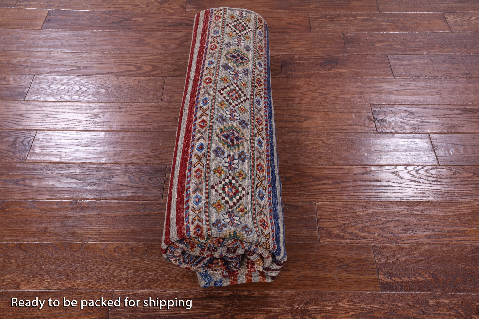 Khorjin Persian Gabbeh Hand Knotted Wool Rug - 5' 10" X 8' 0" - Golden Nile