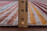 Khorjin Persian Gabbeh Hand Knotted Wool Rug - 5' 10" X 8' 0" - Golden Nile